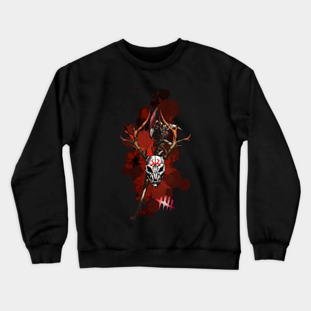 Dead By Daylight The Huntress Mordeo Skin Crewneck Sweatshirt by laurelsart2014